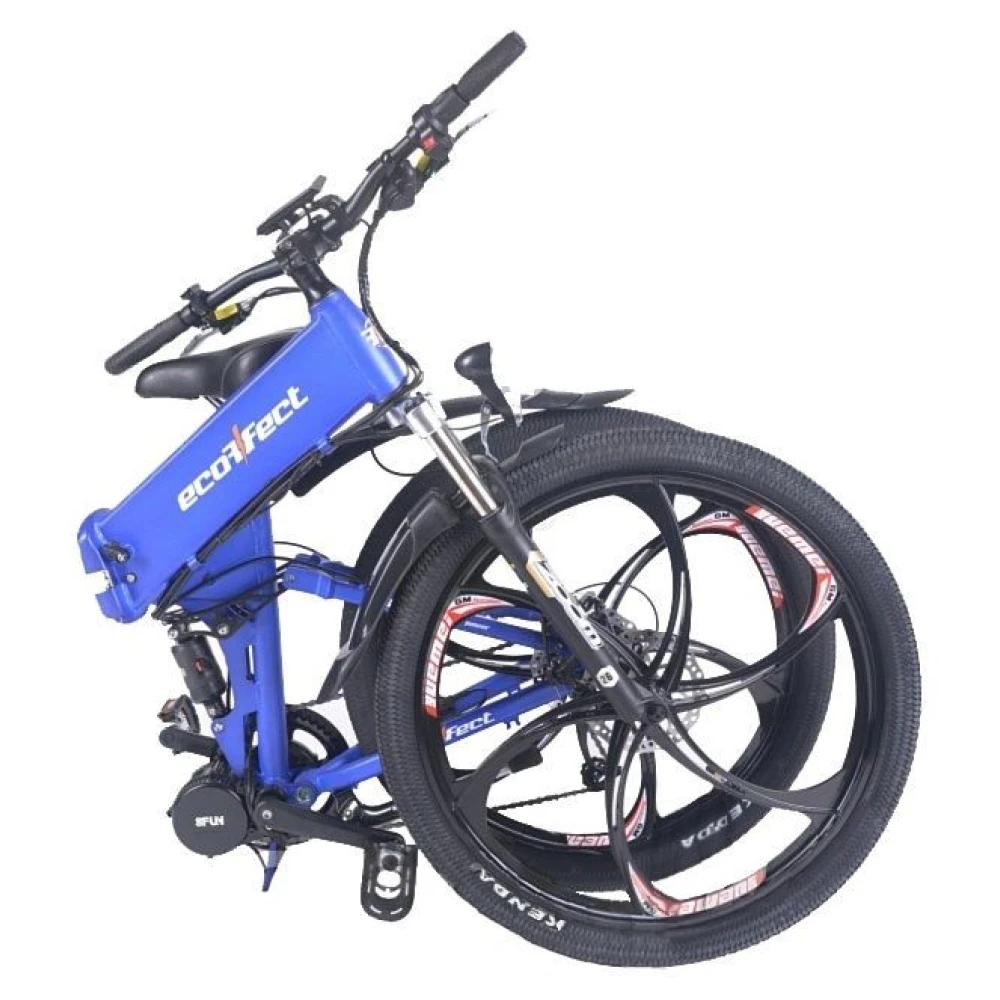 Электровелосипед Ecoffect H-Slim Middle Drive Синий 7